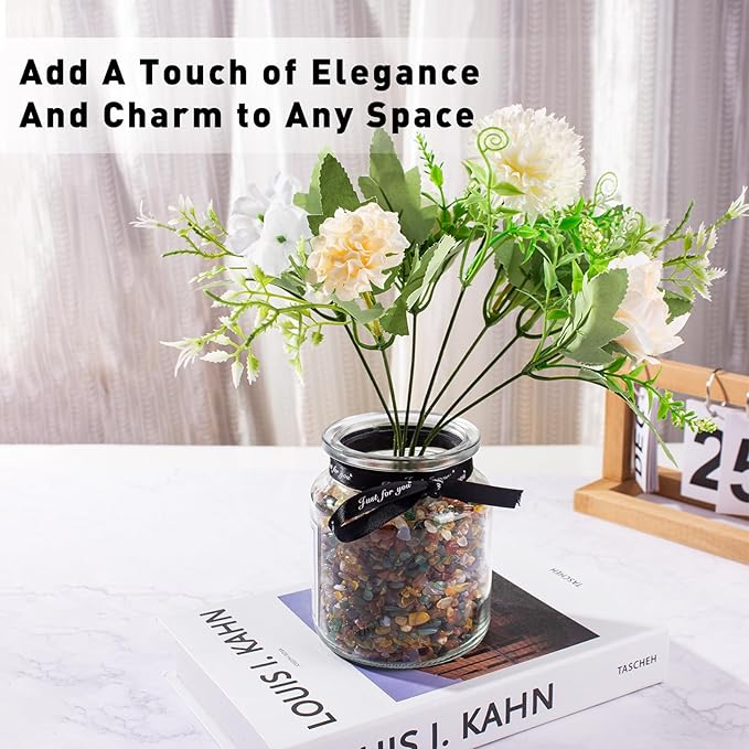 Colorful Agate Crushed Stone Crystal Chips Bulk Irregular Shaped Aquarium Decor Rocks Gravel Pebbles Stones Polished Tumbled for Crafts|Fish Turtle Tank|Home Decoration - 0.88 Lbs-PawvioPets