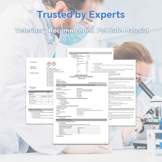 Calming Collar for Cats - 5 Pack, 150-Day Cat Calming Collar, Stress Relief & Anxiety Control for Cats, Calm Collars Cat (3 Blue & 2 Gray)-PawvioPets