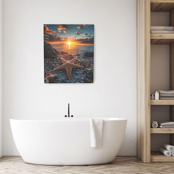 Boho Black Cat Wall Art Kitten Botanical Wall Decor Mid Century Modern Canvas Painting Print Minimalist Pictures Artwork Framed Decorations Gifts for Cat Lover Bathroom Nursery Living Room Bedroom Kitchen 24"x20"-PawvioPets