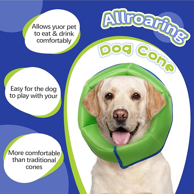 Dog Cone Collar Soft Cone for Medium Dogs After Surgery Adjustable Elizabethan Collar for Dogs to Stop Licking Wounds, Biting Stitches Professional Pet Recovery Cones E-Collar for Dog-PawvioPets