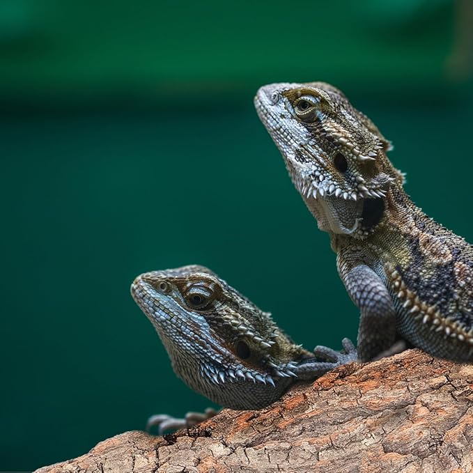 Amosfun 4pcs Reptile Bark Cork Wood Bark Decor Cork Flat Bedding for Bearded Dragon Lizard Geckos Tortoise, Random Size 3.2 to 5.5Inch-PawvioPets