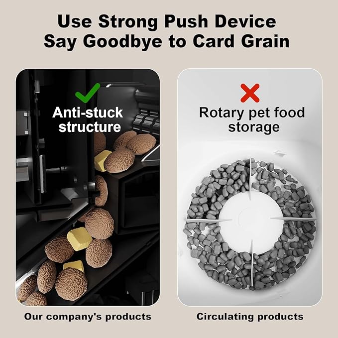 3-Cat Automatic Pet Feeder, 6L WiFi Cat Food Dispenser with APP Control, 1-10 Meal Programmable, Voice Recorder, Smart Alerts, Stainless Steel Bowls for Cats and Small Dogs (Black)-PawvioPets