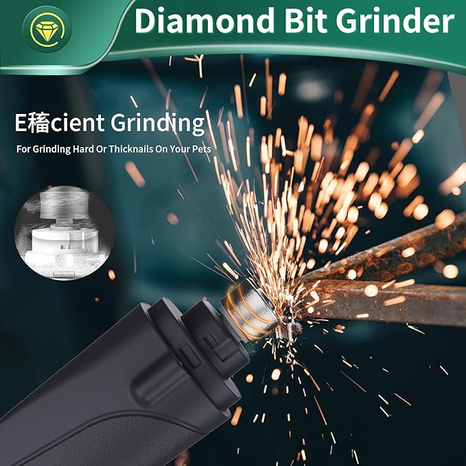 2-in-1 Dog Nail Clippers & Cat Nail Clippers Trimmers for Large Medium Small Dogs Cats Claw Trimmer Quick Sensor and Safety Guard USB Rechargeable with 2 LED Lights Dogs Nail Trimmer-PawvioPets