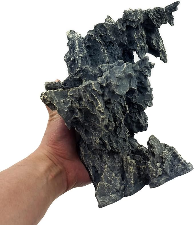 Fish Tank Decor Rocks.Aquarium Decoration Model.Easy and Quick Solution for Aquascaping.(Sky City)-PawvioPets