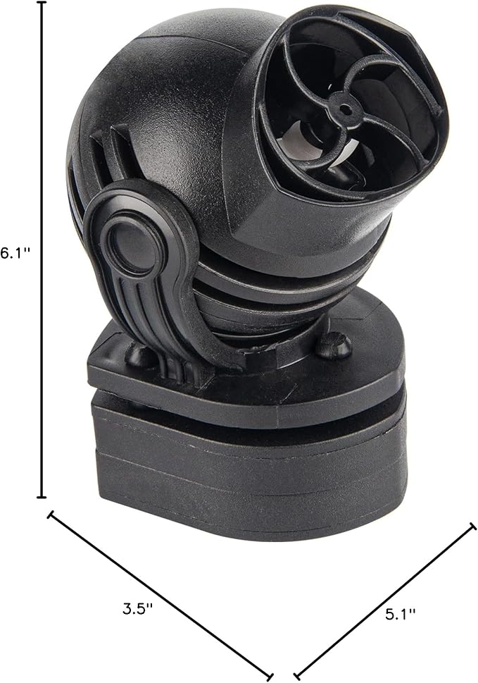 FREESEA Aquarium Powerhead Wave Maker: 1050 GPH Circulation Wavemaker Pump - 360° Adjustable Power Head with Magnetic Suction for 1-55 Gallon Fish Tank | Saltwater | Freshwater-PawvioPets