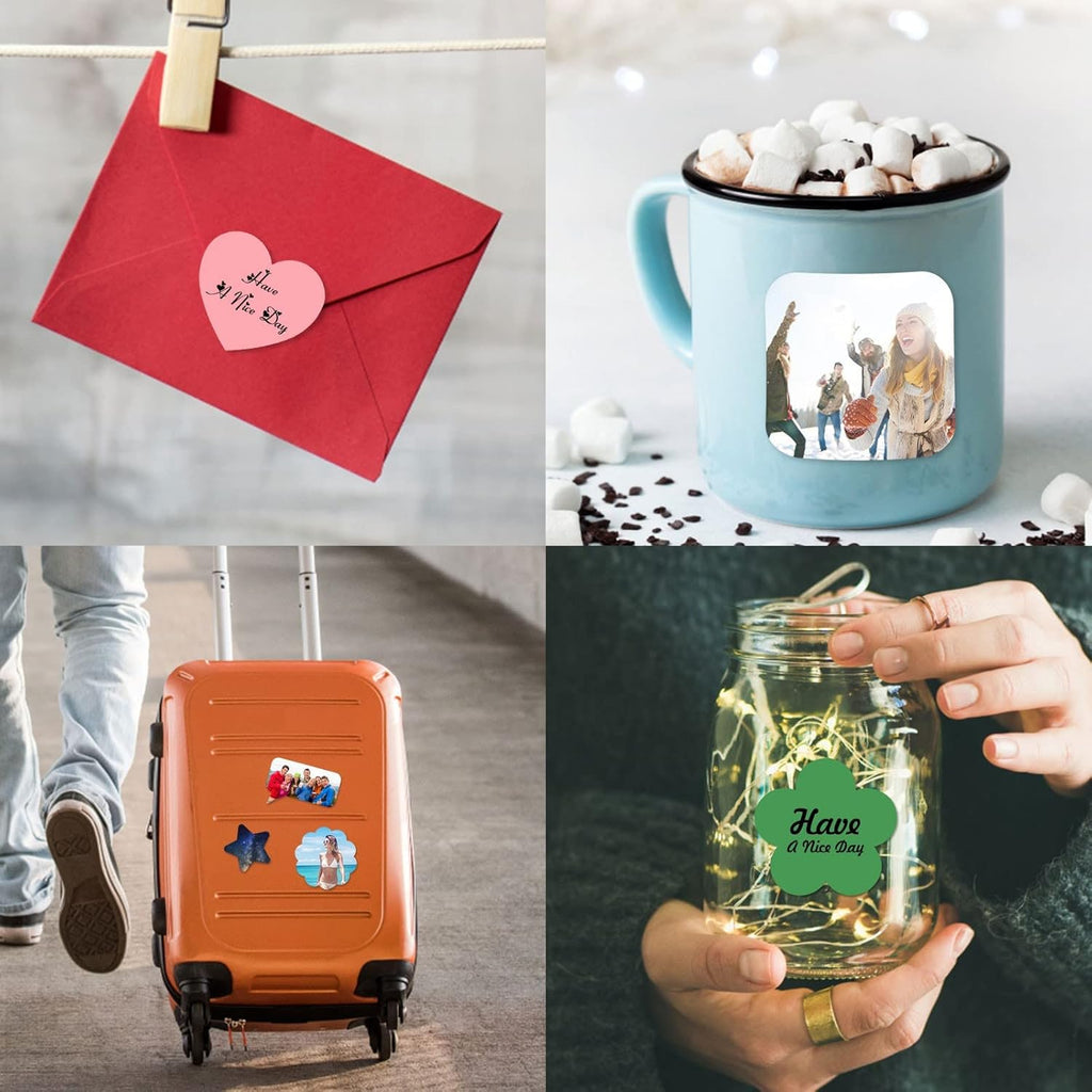 Personalized Custom Stickers for Business Logo Customized Labels with Photo Text Image Make Your Own Vinyl Decals Bulk 50 Pack