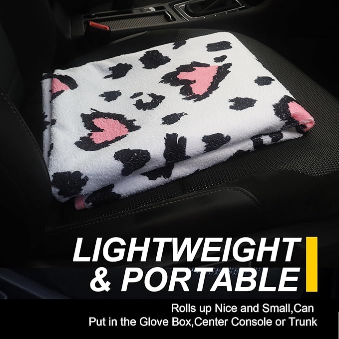 Back Seat Cover for Car Trucks Van SUV,Waterproof Rear Bench Towel Seat Covers for Dogs and Kids,Automotive Backseat Protector (Leopard Print)-PawvioPets