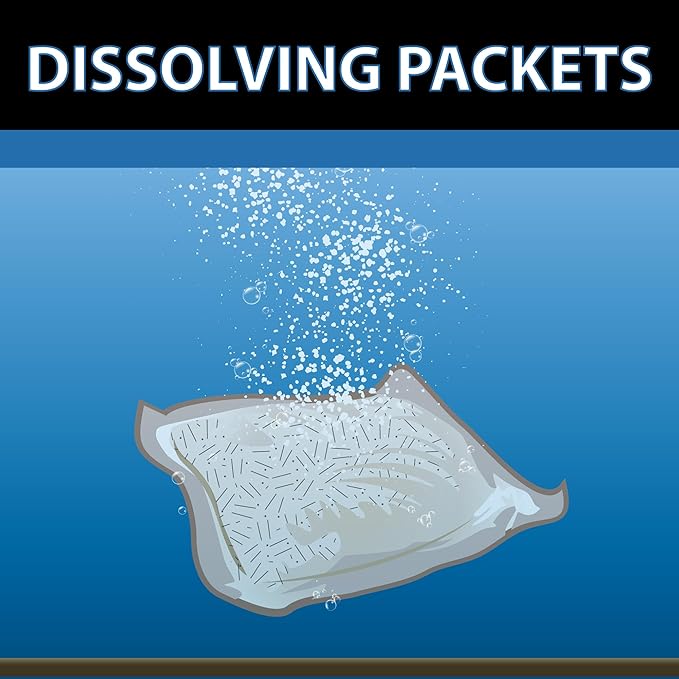 CrystalClear BioClarifier Small Pond & Water Garden Clarifier & Cleaner, Cloudy Water Beneficial Microbe Treatment, Fish, Plant & Pet Safe, 24 Packets-PawvioPets