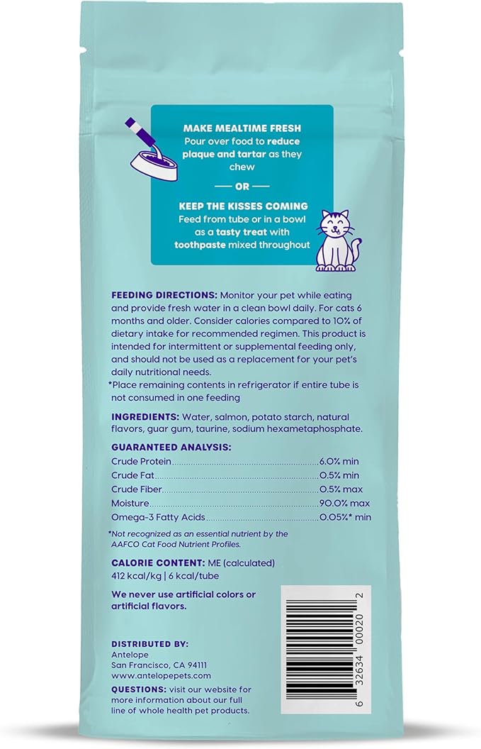 Ark Naturals, Kiss Me-Ow Lickable Salmon, 2 oz-PawvioPets