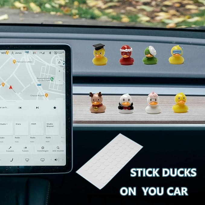 36 Types Multicolor Mini Resin Ducks, Plastic Tiny Ducks to Hide Prank, Little Ducks Mini Figures for Fairy Garden, Dollhouse,Terrariums, Potted, Miniature Landscape Ornament-PawvioPets