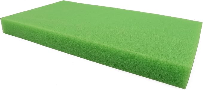 Aquarium Bio Sponge Pad Filter Media for Fish Tank,20/30/40PPI Open Cell Coarse Foam Block Foam Pre Filter Sponge (23" Lx 12.5" W x 2" H 30PPI)-PawvioPets