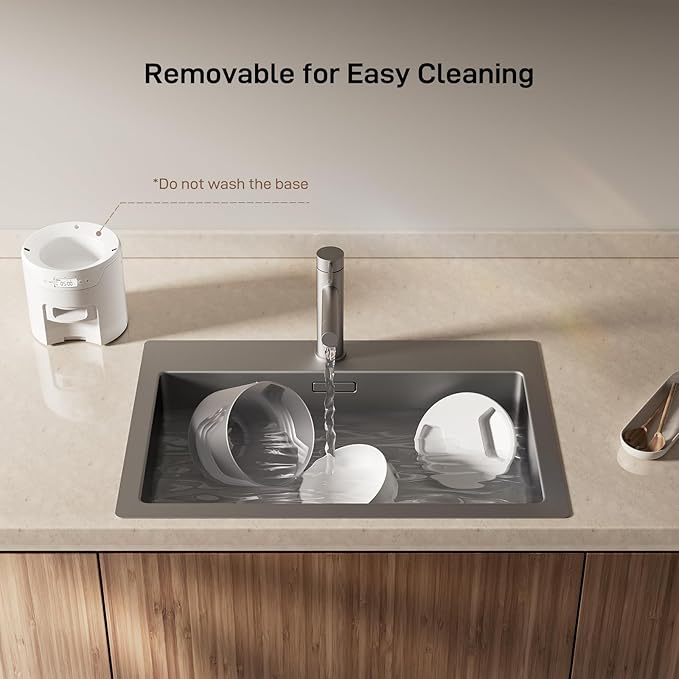 Automatic Cat Feeder: 3L Auto Food Dispenser with Timed Feeding| 6 Meal Programmable& 1-20 Portion Precise Control- Easy to Clean & Setup for Cat Indoor| Desiccant Bag Keep Food Fresh-PawvioPets