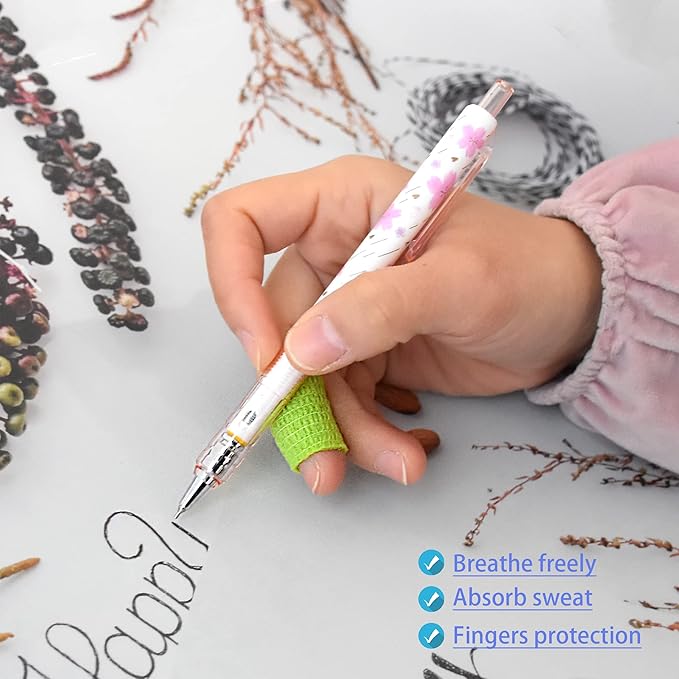 9 Pack 1" x 5 Yards Self Adhesive Bandage Wrap Self Stick Wrap for Ankle, Wrist, Finger, Sports, Breathable Cohesive Vet Tape for Pets (Grass Green)-PawvioPets