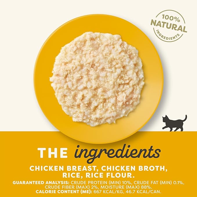 Applaws Natural Wet Kitten Food in Broth, Limited Ingredient Canned Wet Kitten Food, No Additives, Made with Natural Ingredients, Chicken Breast in Broth (24 x 2.47oz Cans)-PawvioPets