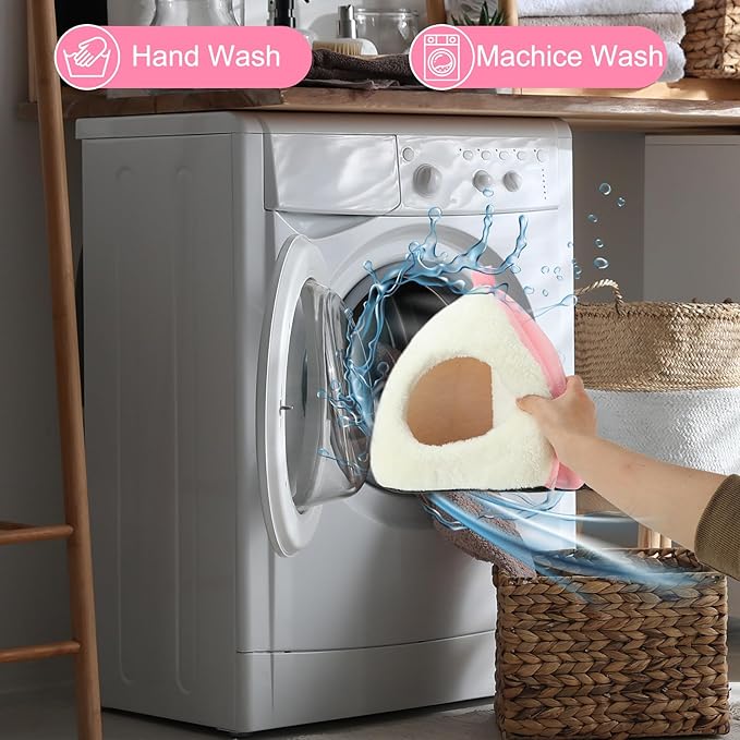 BWOGUE Guinea Pig House Bed Cozy Hamster Cave Large Hideout for Dwarf Rabbits Hedgehog Bearded Dragon Winter Nest Hamster Cage Accessories-PawvioPets