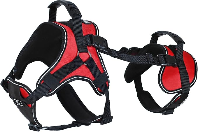 Doggie Stylz Multi-Functional Full-Body Lifting Dog Harness Vest, Designed for Front-Only, Rear-Only or Full-Body Lifting. Please Measure Your Dog Before Ordering.-PawvioPets