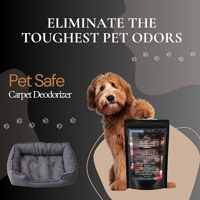 Goddess Carpet Freshener Powder: Powerful Odor Eliminator for Home, Upholstery Deodorizer, Carpet Deodorizer, Pet Urine, Cat Litter Box - Sweet Grace Fragrance-PawvioPets