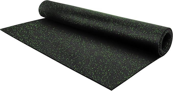 Flooring Inc's 1/4" Thick Tough Rubber Flooring Roll | Flexible Recycled Rubber Floor Mats for Home Gym | Heavy Duty Rubber Mat for Home Gyms, Sheds, Horse Stall Mat or Trailer-PawvioPets