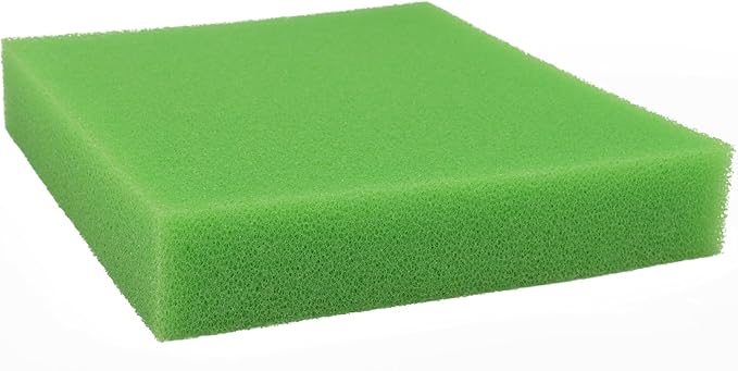 Aquarium Bio Sponge Pad Filter Media for Fish Tank,20/30/40PPI Open Cell Coarse Foam Block Foam Pre Filter Sponge (11" Lx 10.25" W x 2" H 30PPI)-PawvioPets