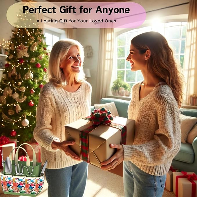 Gardening Tools Set of 9 - Complete Heavy Duty Garden Tools Set with Fashion Handbag - Durable Gardening Supplies Kit Ideal Gifts for Women-PawvioPets