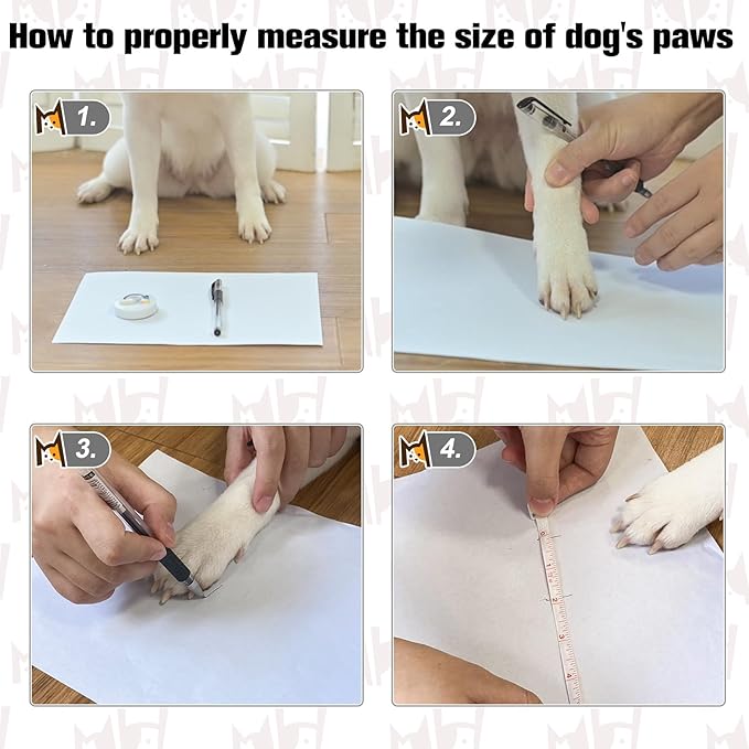 BEAUTYZOO Anti Slip Dog Socks for Small Medium Large Dogs with Grips Straps on Hardwood Floor Protection Wear, Traction Control 3 Pairs Double Side Paw Protector to Prevent Licking for Girl or Boy-PawvioPets