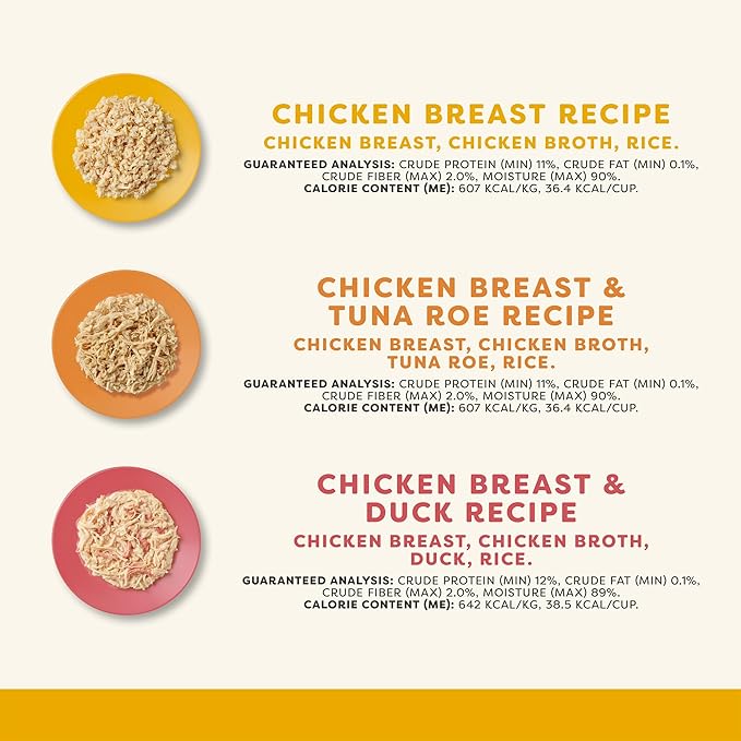 Applaws Natural Wet Cat Food, 8 Count, Limited Ingredient Cat Food Pots, Chicken Variety Count in Broth, 2.12oz Pots-PawvioPets