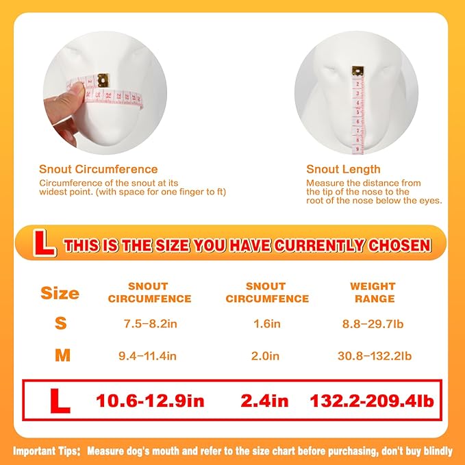 Dog Muzzle, Soft Mesh Muzzle for Large Dog Mouth Guard, Breathable Adjustable Muzzles to Prevent Biting, No Bark Muzzle for Dogs Allow Panting Drinking (Black, L)-PawvioPets