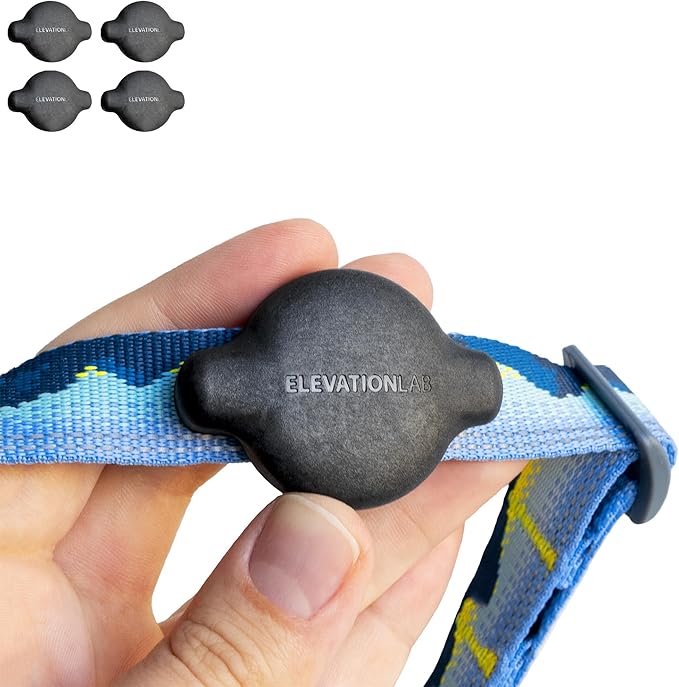 Elevation Lab TagVault™ Compact AirTag Dog Collar Mount (4 Pack) - IP68 Waterproof, Doesn't Dangle, Fits All Width Collars-PawvioPets