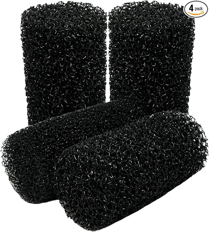 4-Pack Sponge Replacement for OQTTNEO Aquarium Internal Filters-PawvioPets