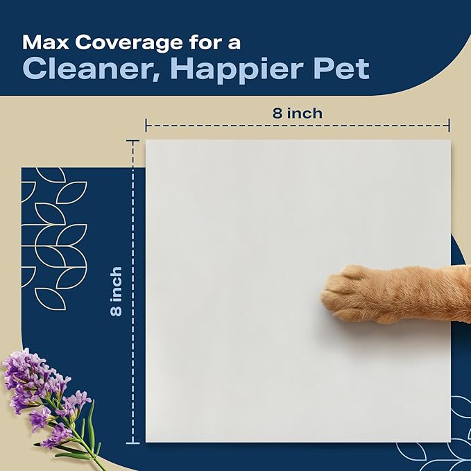 Dog Wipes for Paws and Butt - Plant Based Lavendar Scented (Pack of 400) - Pet Wipes for Dogs and Cats - Deodorizing Non Toxic Dog Wipes, +12 Additional Travel Wipes-PawvioPets