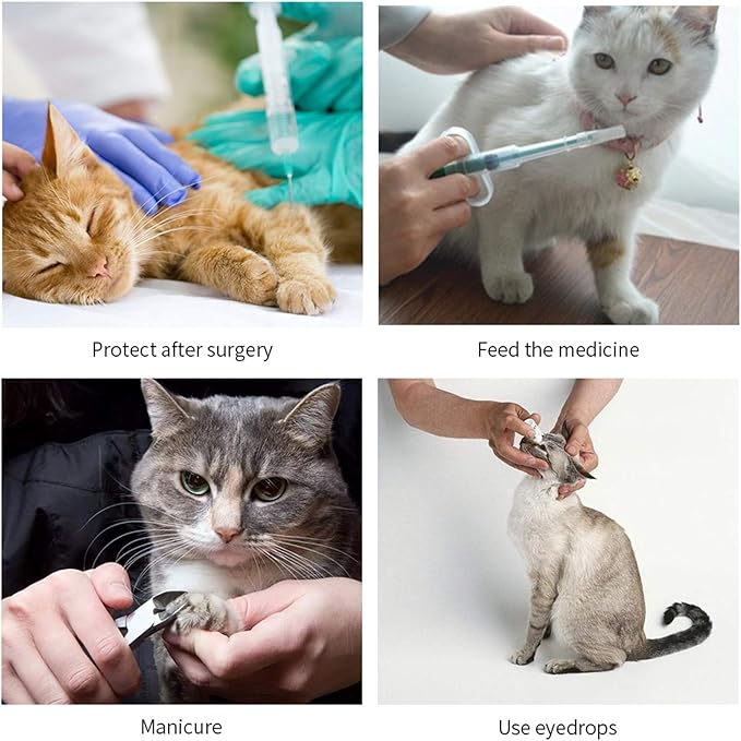 Adjustable Dog Cat Cone,Soft Recovery Cat Cone Collar,Dog Protective Collar for Cats and Puppy Surgery,Pink,Small-PawvioPets