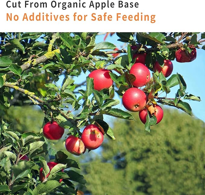 600g Apple Sticks Molar Wood Treats, Rabbit Toys Chinchilla Guinea Pig Bunny Toys Wood Chews Sticks for Teeth Rabbit Food Guinea Pig Hamster Gerbil Chews Small Animals Snacks(150 Pcs)-PawvioPets