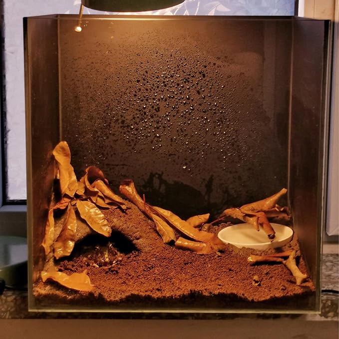 BNOSDM Reptile Soil Substrate Fluffy Small-Strand Reptile Substrate and Snake Bedding Clean Natural Terrarium Bedding for Lizards Snakes Tortoises Tarantulas-PawvioPets