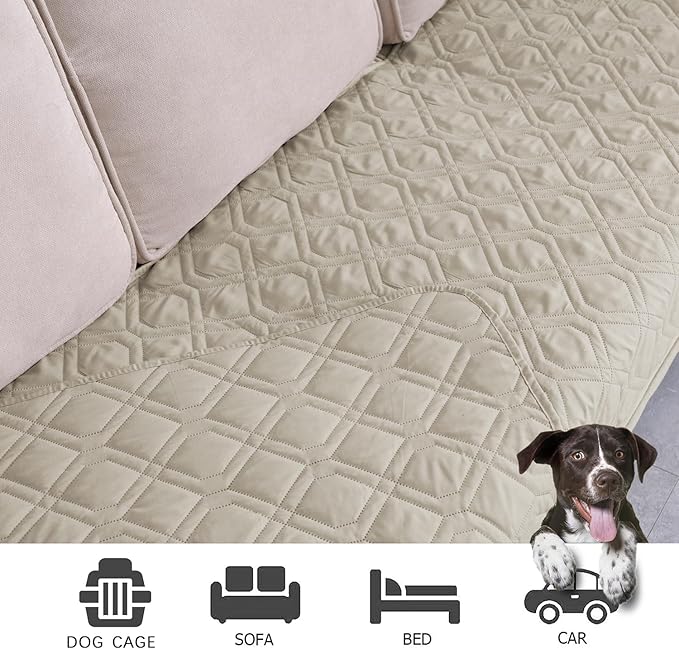 Ameritex Waterproof Dog Bed Cover Pet Blanket for Furniture Bed Couch Sofa Reversible-PawvioPets