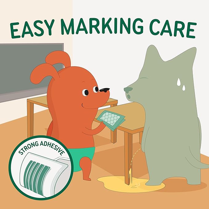 Disposable Dog Diaper Liners Booster Pads for Male & Female Dogs, 100ct, 4 Sizes Options, Doggie Diaper Inserts fit Most Types of Dog Diapers - Pet Belly Bands & Male Wraps (Large (100 ct))-PawvioPets