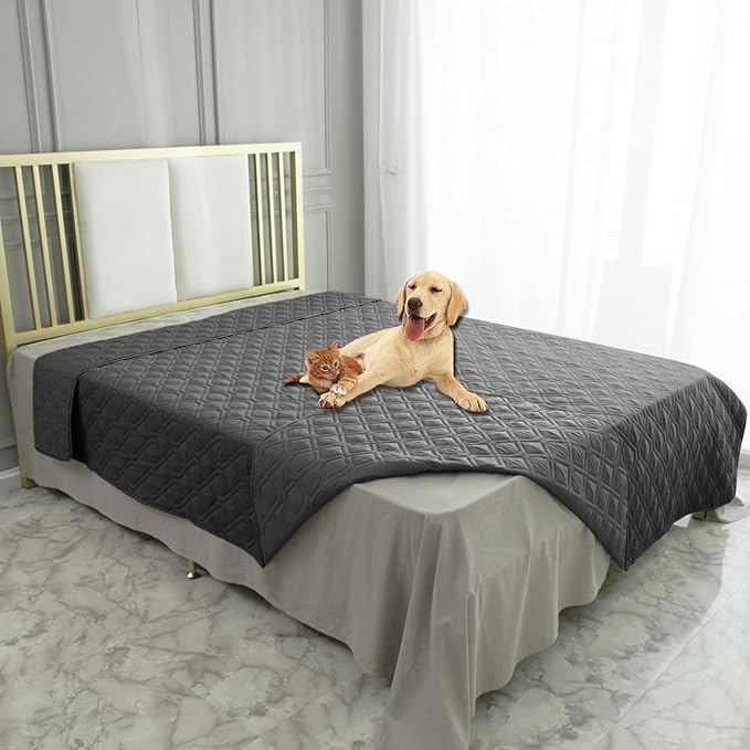 Ameritex Waterproof Blanket Reversible Dog Bed Cover Pet Blanket for Furniture Bed Couch Sofa-PawvioPets