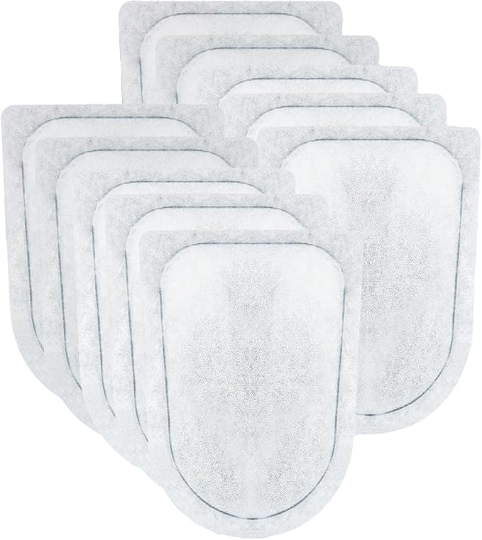 10 Pack EX Filter Cartridges Aquariums, Compatible with Whisper EX30/EX45/EX70 Filters,Large Carbon Filter Cartridges-PawvioPets
