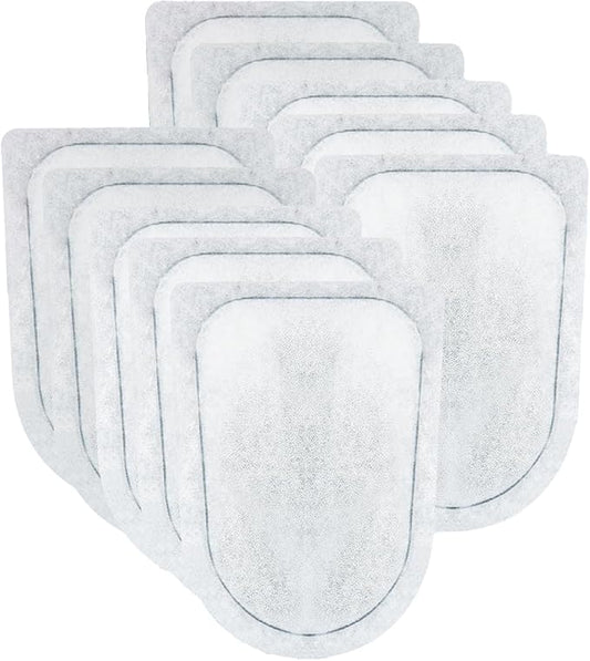 10 Pack EX Filter Cartridges Aquariums, Compatible with Whisper EX30/EX45/EX70 Filters,Large Carbon Filter Cartridges-PawvioPets