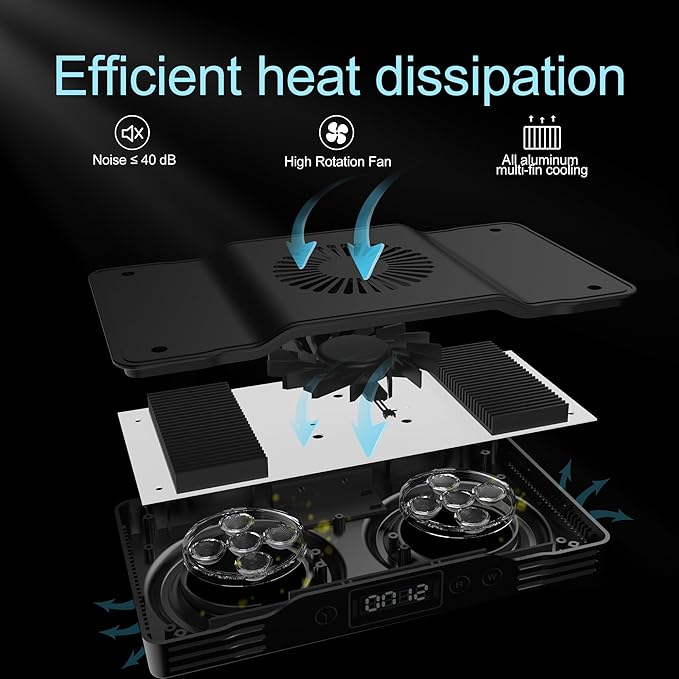 Aquarium Light –A036 Reef Tank Light 36 Watts Saltwater Light with Touch Control, Reef Lights for Coral Reef Nano Fish Tank Marine Tanks with Timer & Screen-PawvioPets