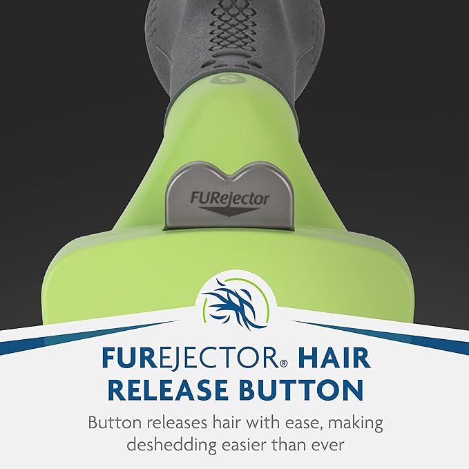 FURminator Small Dog Undercoat deShedding Tool, Long Hair, Reduces Loose Hair from Shedding-PawvioPets