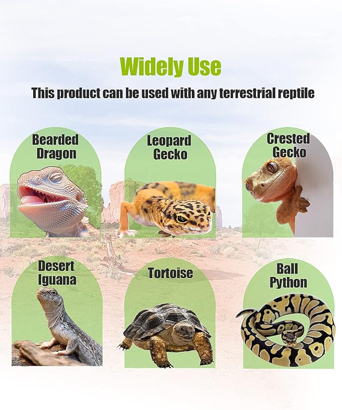 Bearded Dragon Tank Accessories, Reptile Substrate Floor for Bearded Dragon Enclosure 4x2x2, Leopard Gecko Tank Liner Mat for 120 Gallon Reptile Tank-PawvioPets