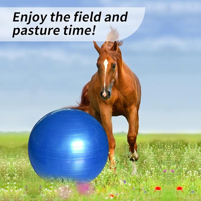 17 Inch Horse Play Ball - Anti-Burst Herding Ball for Play & Training-PawvioPets