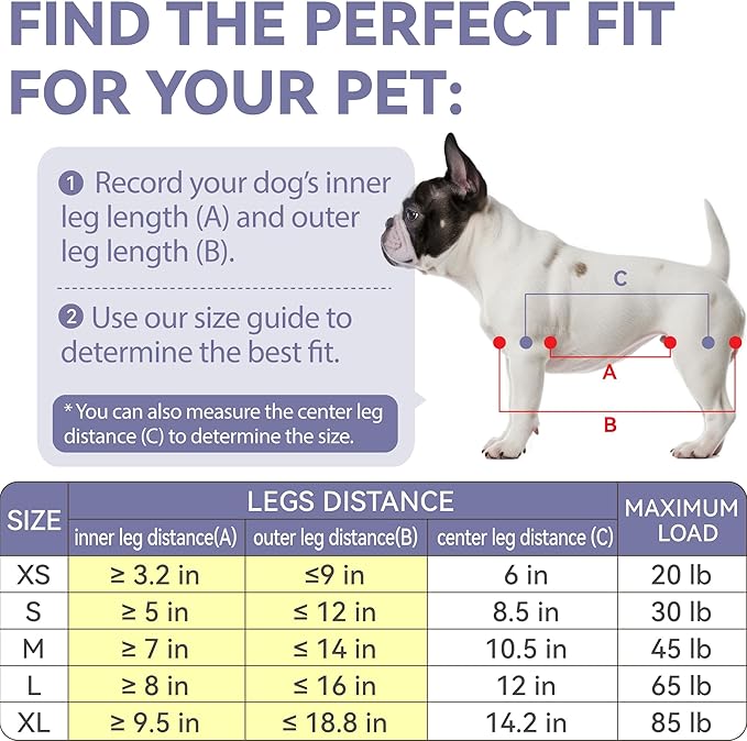 Dog Grooming Hammock Harness for Dogs & Cats with Pet Nail Clipper Trimmer - Cat Hanger Sling for Trimming Clipping Nails- Dog Hammock Restraint Bag for Small Medium Large pet （ Purple L）-PawvioPets