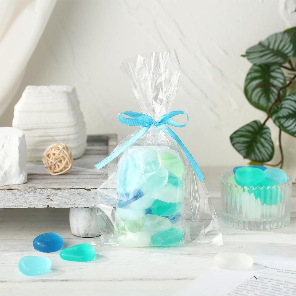 200g Sea Glass Soap Decor Seashell Decorative Soaps for Bathroom Home Decor Beach Wedding Nautical Wedding Party Favors Beach Bridal Shower Favors(Sea Glass)