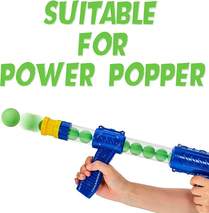 Frienda 24 Pieces Refill Balls Soft Green Foam Balls Refills Approx 1. 1 Inch in Diameter, Soft Small Light Cat Ball Toys-PawvioPets