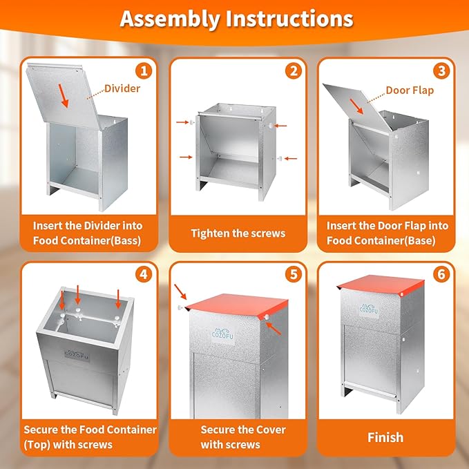 Dog Feeder - Galvanized Metal Pet Food Station for Indoor & Outdoor Use - Automatic Gravity-Fed Dispenser Suitable for Small, Medium, and Large Dog Breeds - Capacity: 25 Pounds of Dry Kibble-PawvioPets