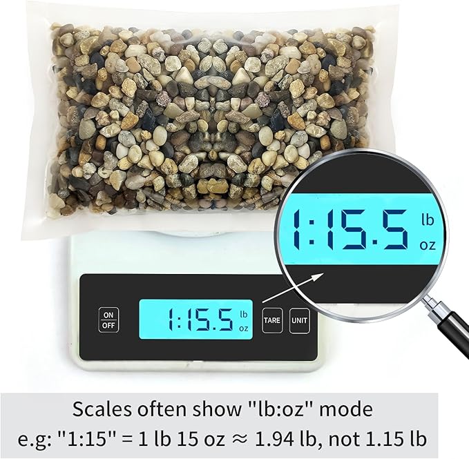 2lbs Fish Tank Rocks, 1/4 Inch Pea Gravel for Fish Tank, Decorative River Rocks for Aquarium Succulent Cactus Plant Vase Fillers Soil Cover and Outdoor Landscaping Stones-PawvioPets