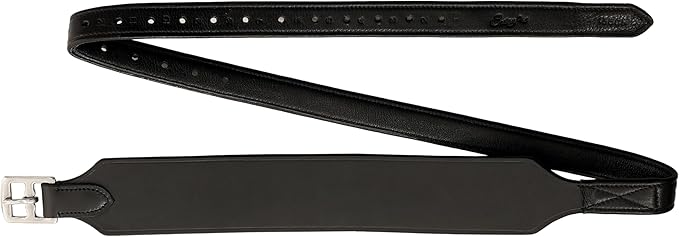 Exion Wide Stability Stirrup Leathers for English Saddles | Premium Cowhide Leather | Enhanced Leg Stability & Comfort | Sizes: 48" to 62"-PawvioPets