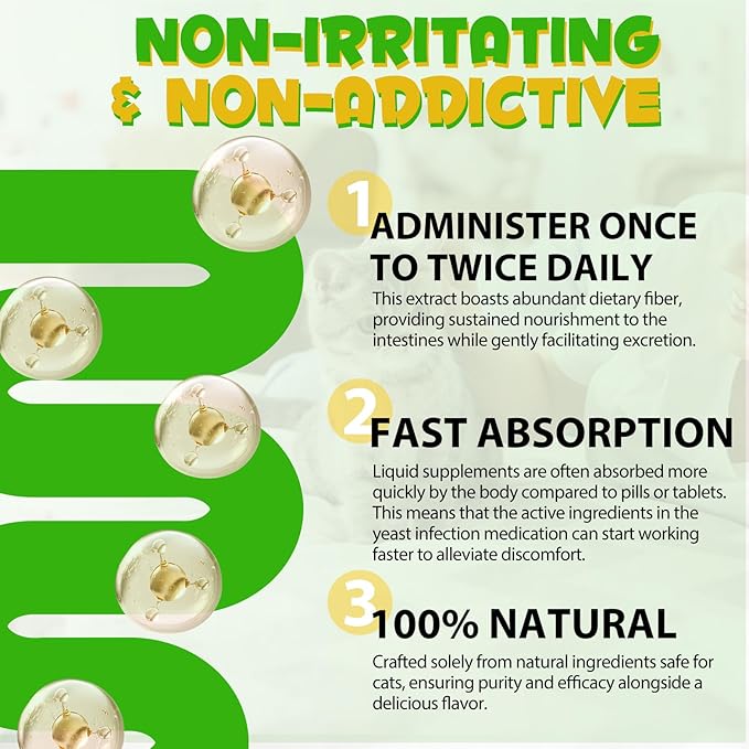 Cat Constipation Relief, Liquid Drops Supports Laxative Relief, Cat Herbal Supplements, Stool Softener Laxative Constipation Relief, Chicken Flavour- 60ml / 2 fl.oz(2PCS)-PawvioPets