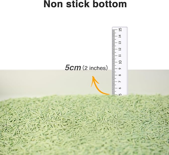 Cat Litter 24LB/4 Packs Dust-Free Clumping Tofu Cat Litter Quickly Absorb Odors Toilet Can Flush Into The Toilet Pure Natural tofu cat Litter (Green Tea)-PawvioPets